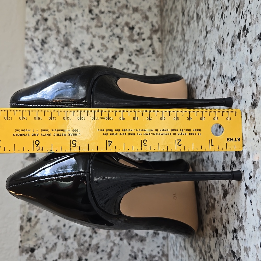 Elegant Black Shofoo Stiletto Heels - Picture 9 of 11